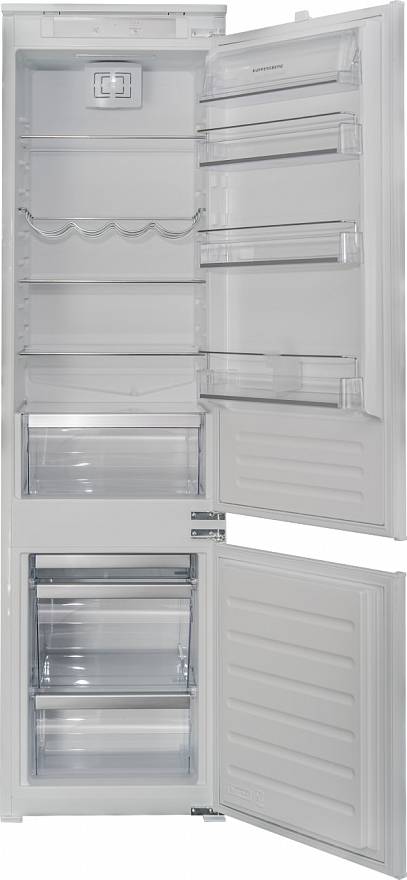 двухкамерный встраиваемый холодильник купперсберг
